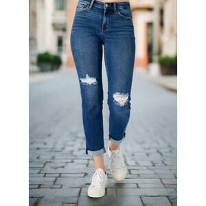 Judy Blue Stretch Slim Destroyed Jeans Size 16